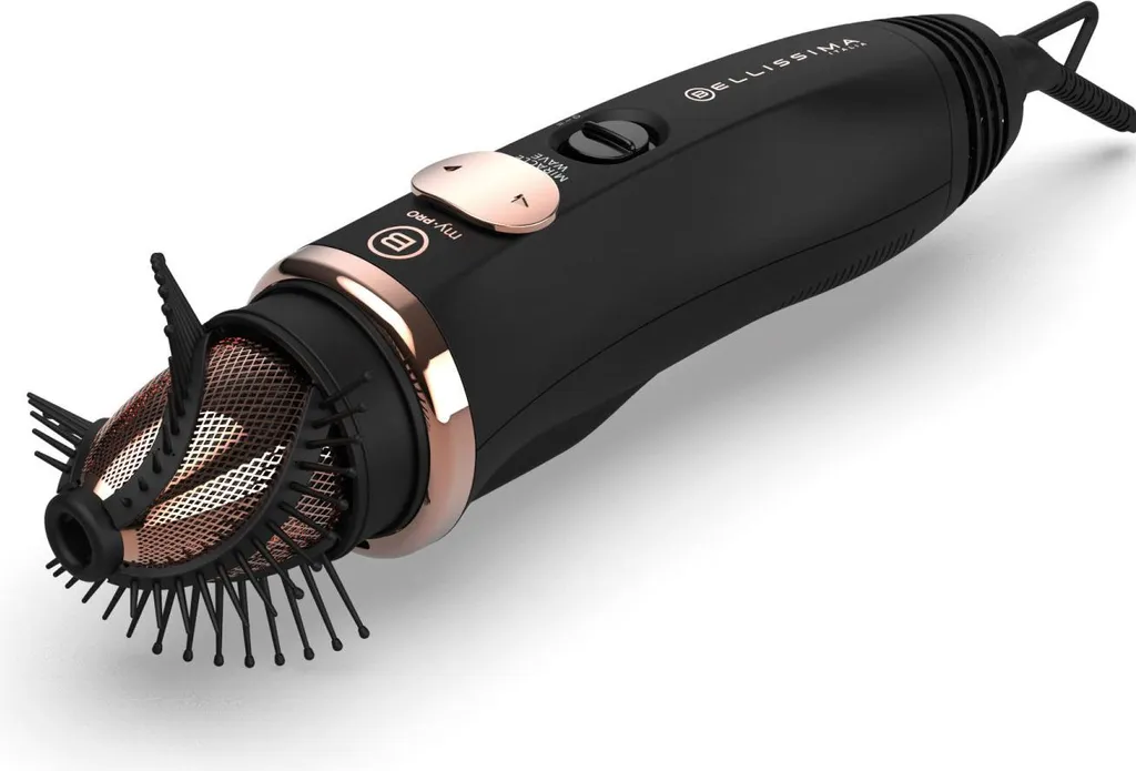 Spazzola ad Aria Calda Bellissima My Pro Miracle Wave GH19 1100 in Vetroceramica Nero Rosa 1100 W