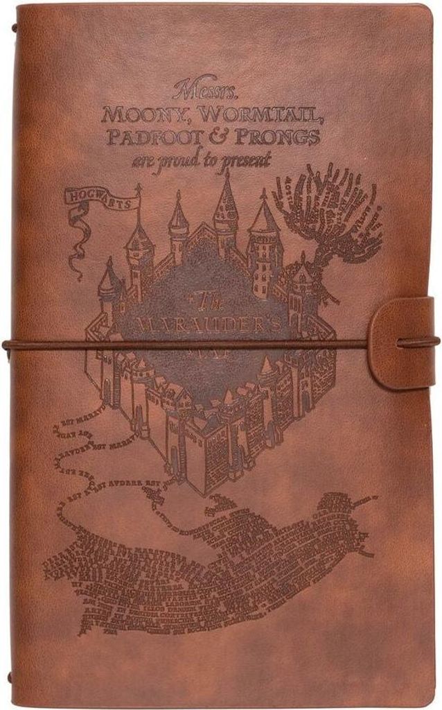 Reisenotizbuch „Karte des Rumtreibers“ für Harry Potter-Fans