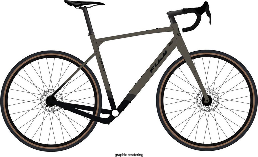 Fuji Jari 1.5 Gravelbike 28 Zoll Gravel Bike Damen und Herren ab 155 cm Road Bike Graveler Bike Cyclocross Fahrrad 20 Gang SRAM Apex, Farbe:clay gr...
