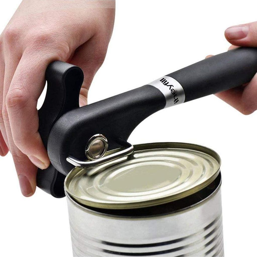 Sicherheits-Dosenöffner - ergonomisches Antirutsch-Design - rostfreier Stahl