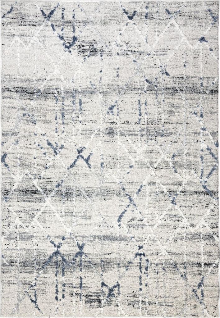 Beige Teppich Mazovia - Geometrische Vintage Teppich für Wohnzimmer, Schlafzimmer, Büro - 140 x 200 cm