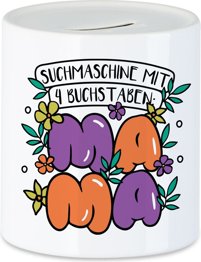 Suchmaschine Mit 4 Buchstaben MAMA Spardose Muttertag Geschenkidee Beste Mama Der Welt
