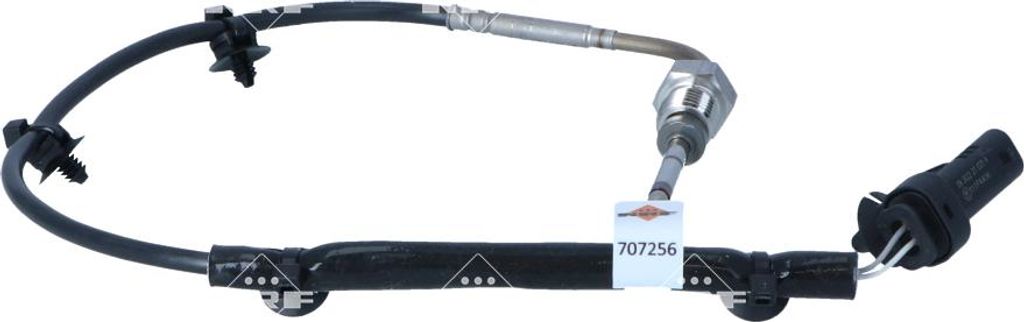 Sensor Abgastemperatur 2-polig 400 mm Kabel NRF für u.a. OPEL MOKKA