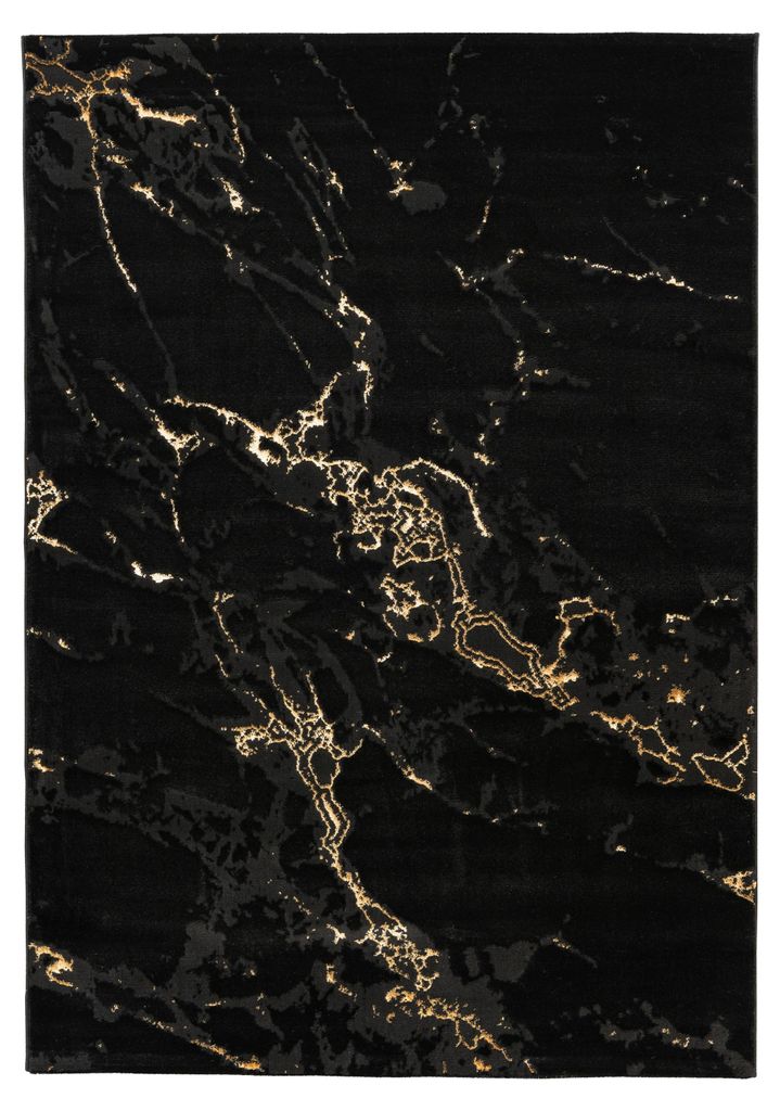 Teppich Mineral 425 Schwarz 160x230 cm – Pflegeleicht & Produktbild 