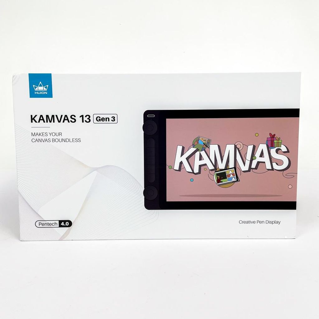 Huion Kamvas 13 grafisch tablet, roze, 5080 lpi, USB Productafbeelding 