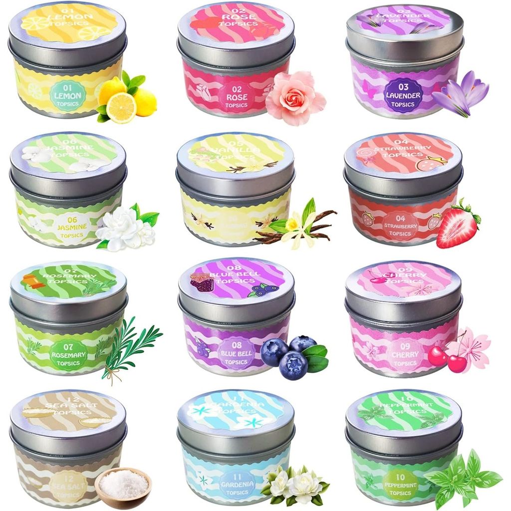 XXL Duftkerzen Set Geschenke für Frauen 12 Stück Duftkerzen Geschenkset Soja Wachs Aromatherapie Kerzen Set für Muttertag Weihnachten Valentinstag