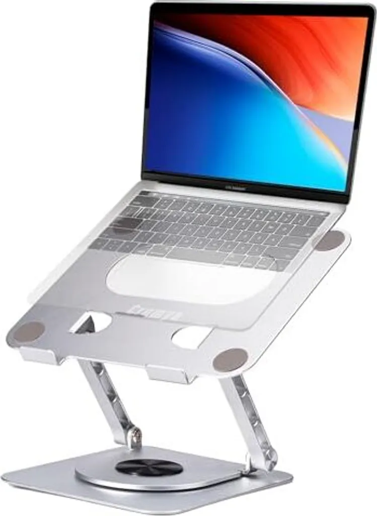 Crumya Design Stand Laptop | Rotazione 360° Alluminio Minimal