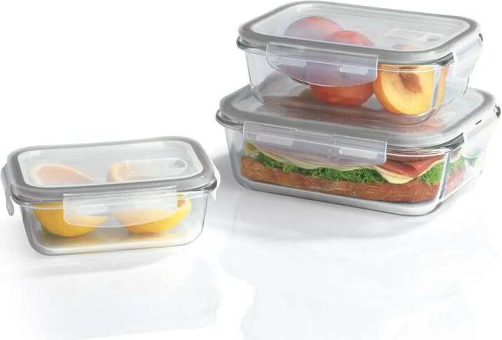 Contenitori MAXXMEE Vetro Click-it 6 Pezzi: Eleganza in Frigo