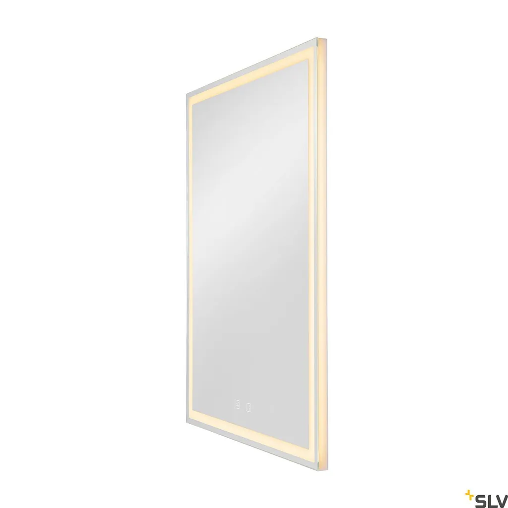 Éclairage miroir LED TRUKKO WL carré anti-buée en aluminium pour salle de bain