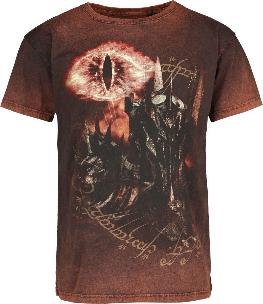 Der Herr der Ringe T-Shirt Herren Sauron - Eye Of Fire multicolor S