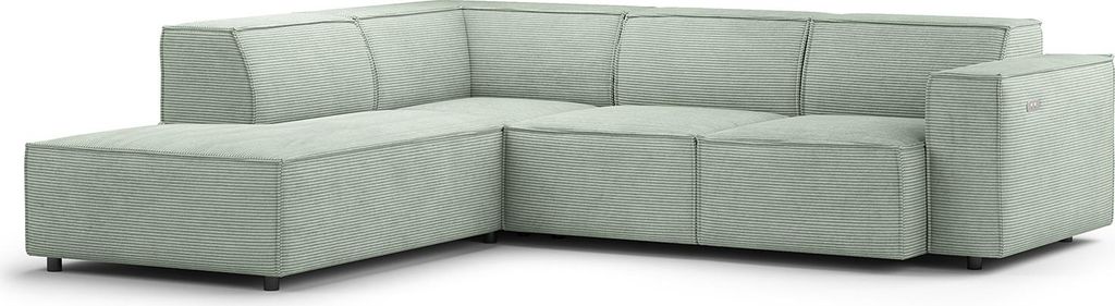 home24 Ecksofa mit Ottomane