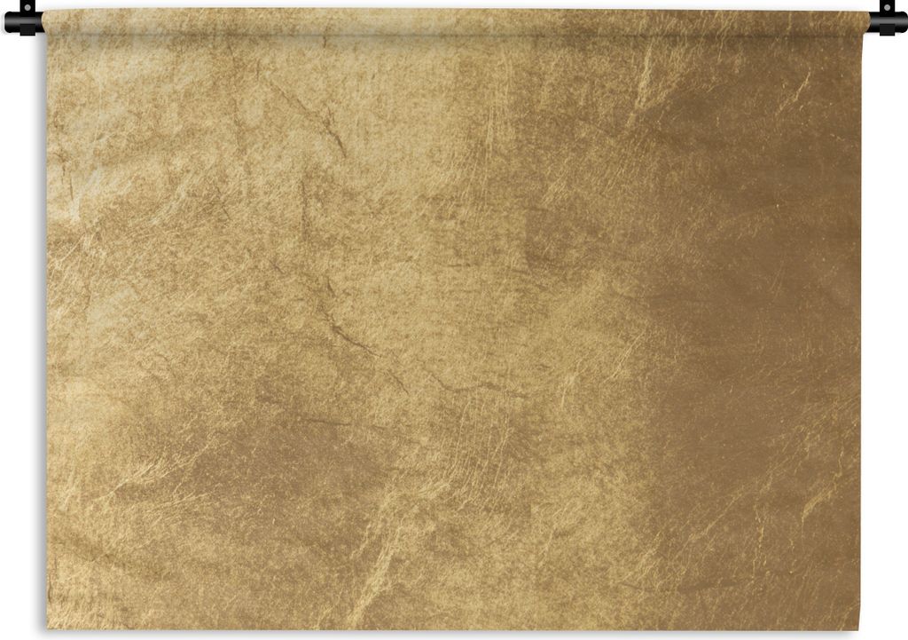 MuchoWow Wandteppich Wandbehang Licht fällt auf eine goldene Wand 60x45 cm Tapisserie Dekoration Wandtuch - Das Schlafzimmer
