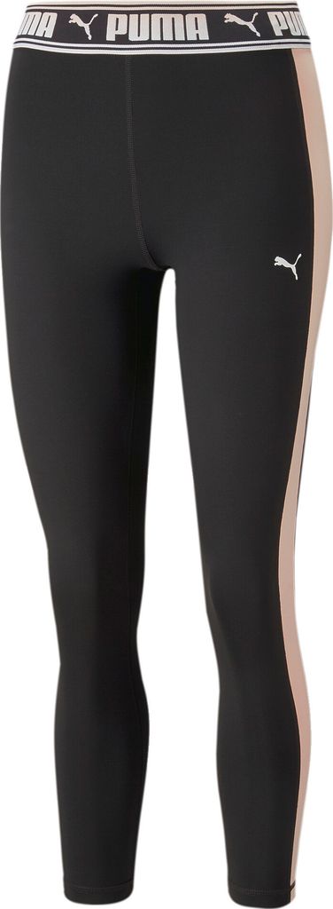 PUMA Train Strong Fashion Colorblock Tights Damen 51 - puma black/rose dust L