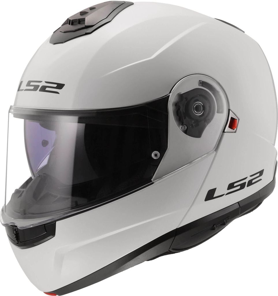 LS2 Klapphelm "FF908 Strobe II Solid" 3 weiß, Gr. 65 / 66 = 3XL