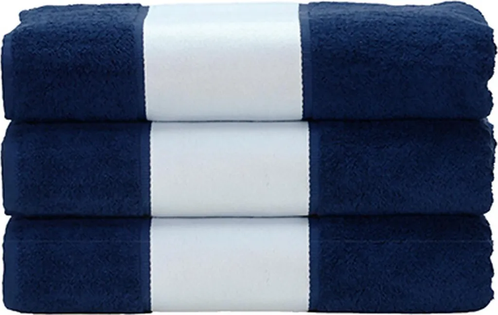 A&R AR080 Asciugamano SUBLI-Me French Navy 50x100 cm | Qualità Premium
