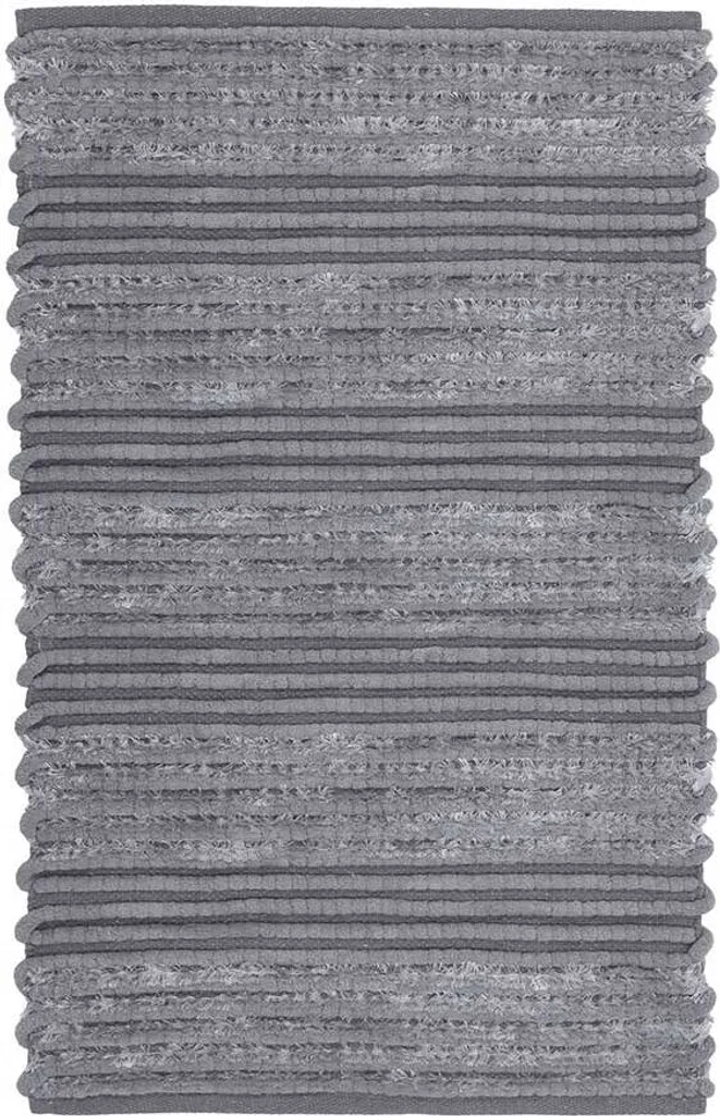 Fini le Sol Mouillé avec le Tapis de Bain Enora Gris Foncé 60 x 100 cm