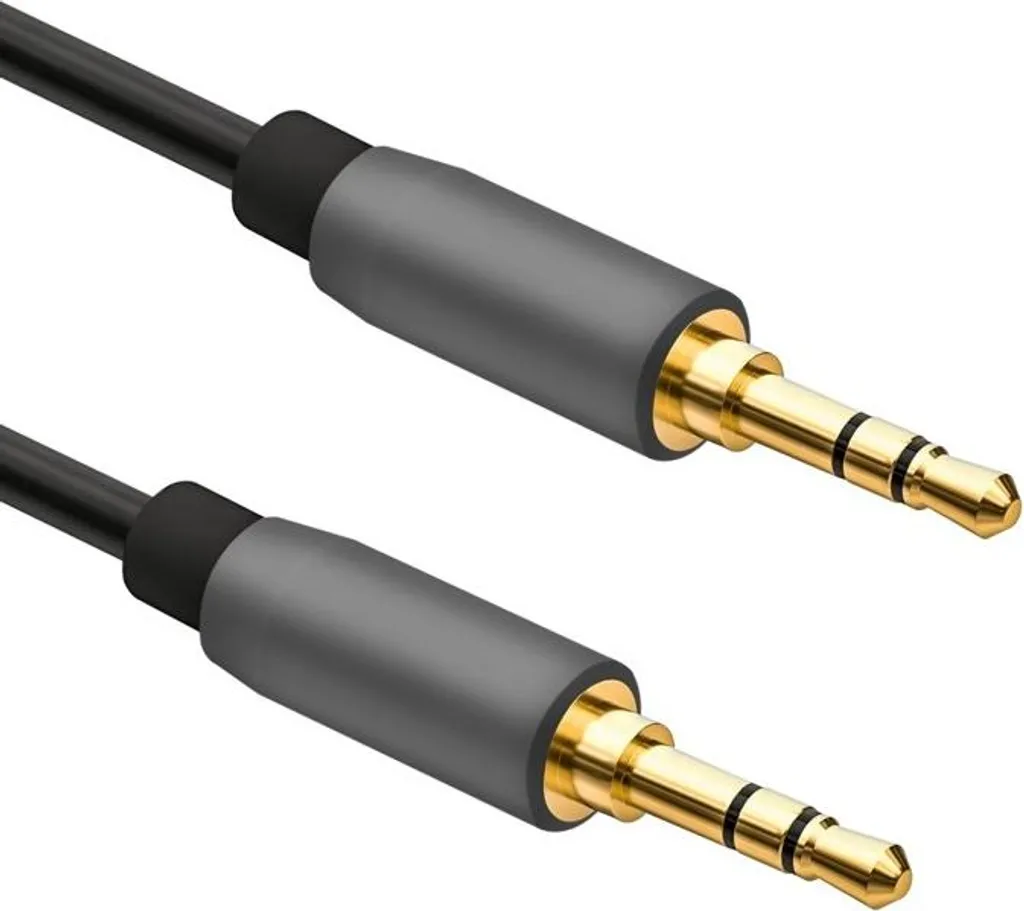 Helos 288703 Cavo Audio Jack 3,5 mm Nero 0,5m Maschio-Maschio Premium