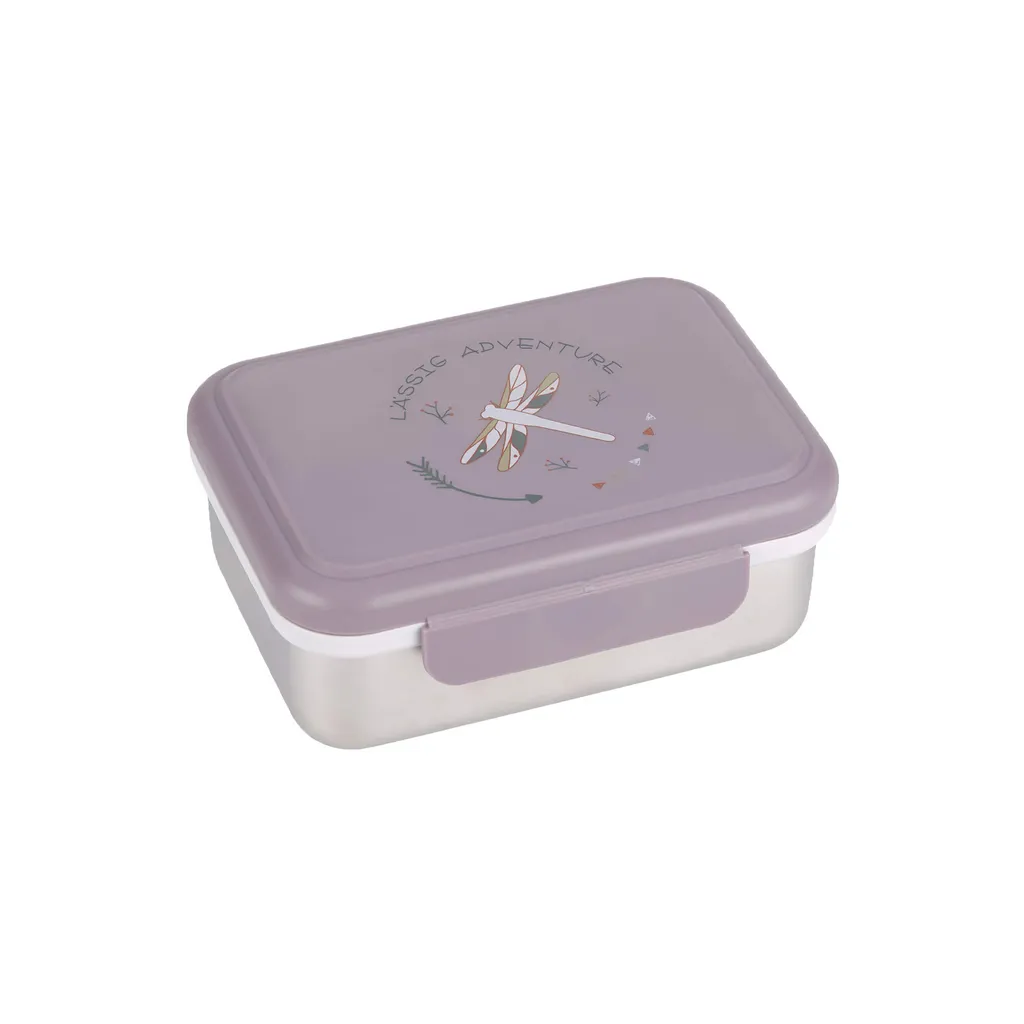 Boîte à goûter enfant Lässig Adventure Libelle avec compartiment tri