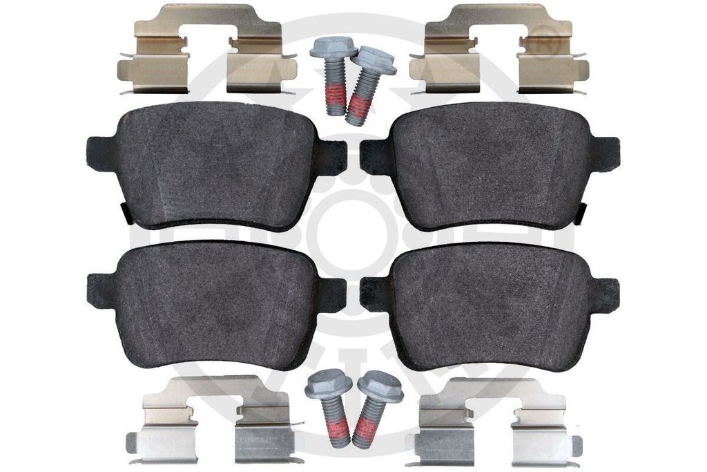 OPTIMAL Bremsbeläge Satz Hinten Bremsklötze für OPEL Corsa E Schrägheck (X15) Adam (M13) für FIAT TIPO Kombi (356) TIPO Schrägheck (356) BP-1...