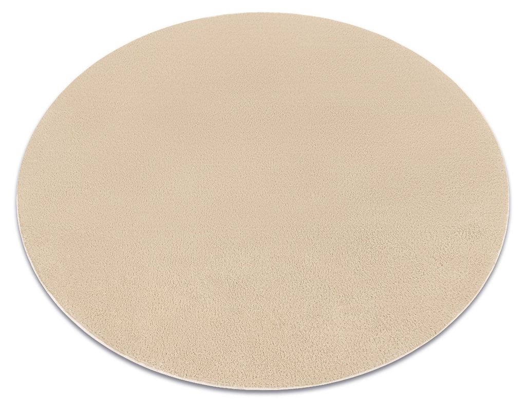 Tapis de lavage moderne LINDO cercle beige, antidérapant, Image du produit 