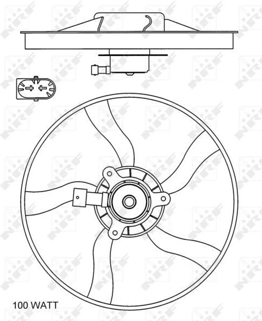 Ventilateur de radiateur pour Xsara idéal contre la surchauffe