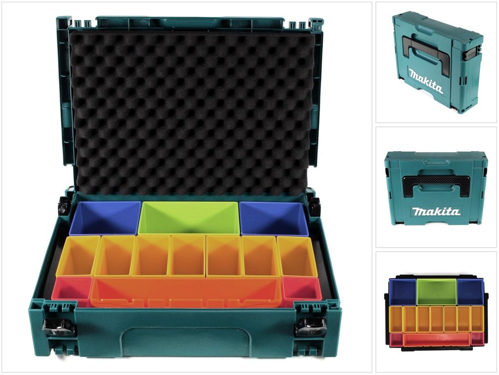 Makita MAKPAC 1 systémový kufor + vložka do boxu s Obrázok produktu 