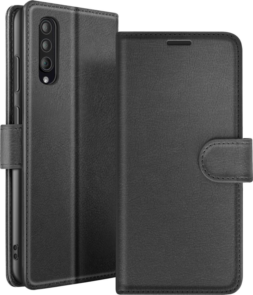 Zanaé, Portemonnaie Etui Galaxy A30s/A50/A50s Ständer Magnetverschluss, Schwarz