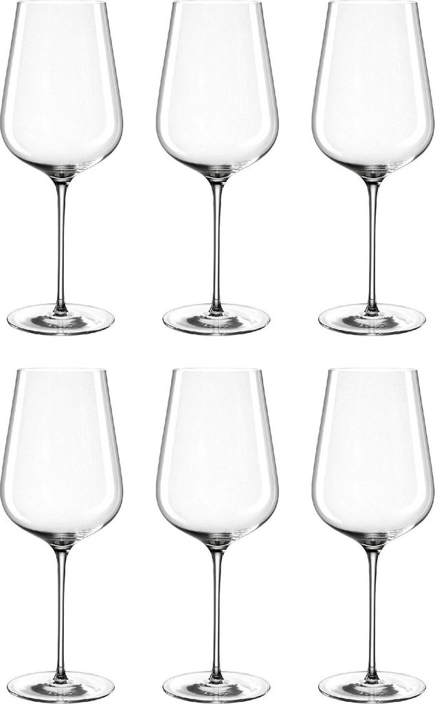 LEONARDO 066411 Brunelli Rotweinglas 740 ml, Teqton Glas, klar (6 Stück)