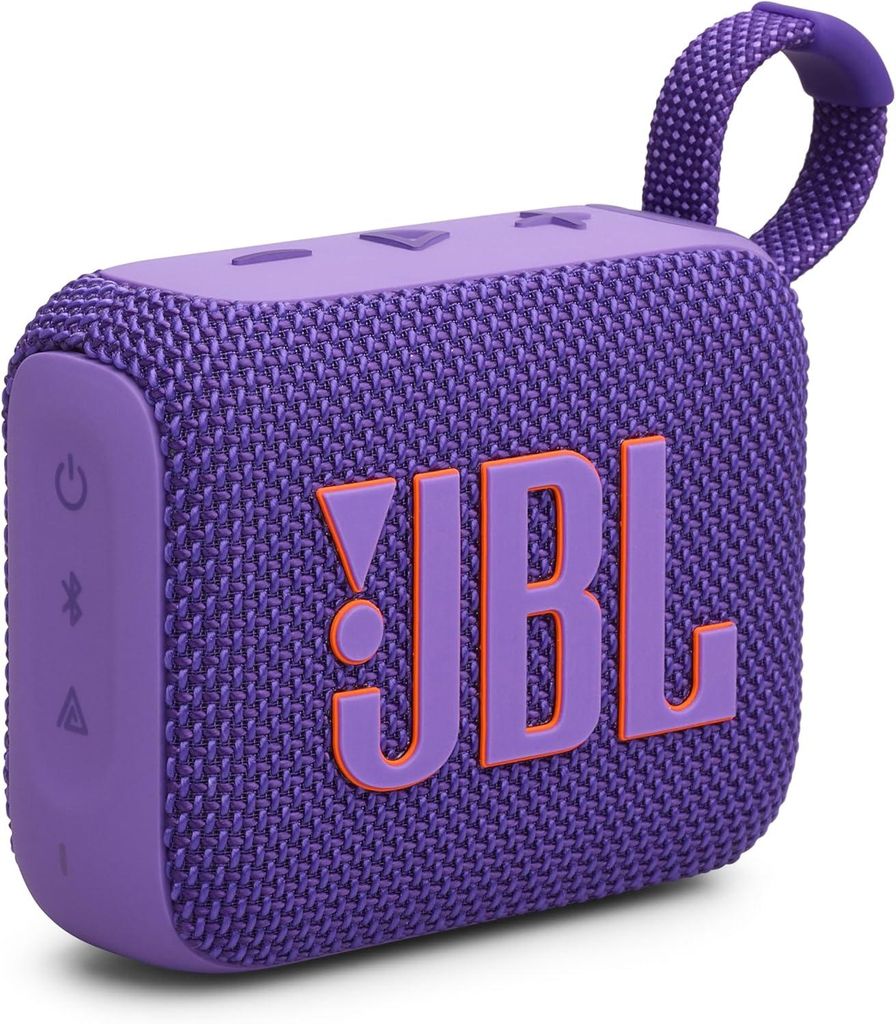 JBL Go 4 -Tragbare Bluetooth-Lautsprecher-Box mit JBL Pro Sound, tiefem Bass und Playtime-Boost-Funktion – Wasserfest und staubfest – 7 h Laufzeit