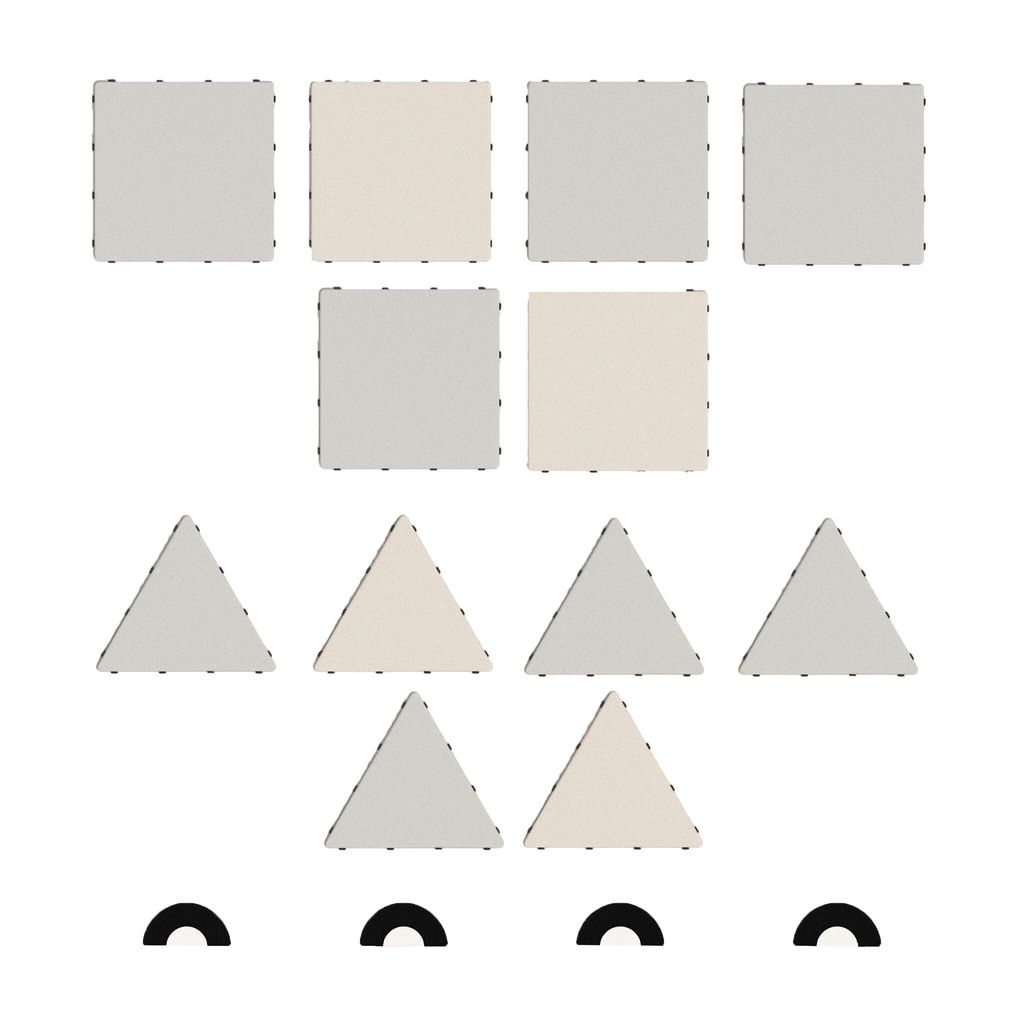 Tukluk Mattenbausatz "Kunterbunt", Mountain Pro, 16-teiliges Set