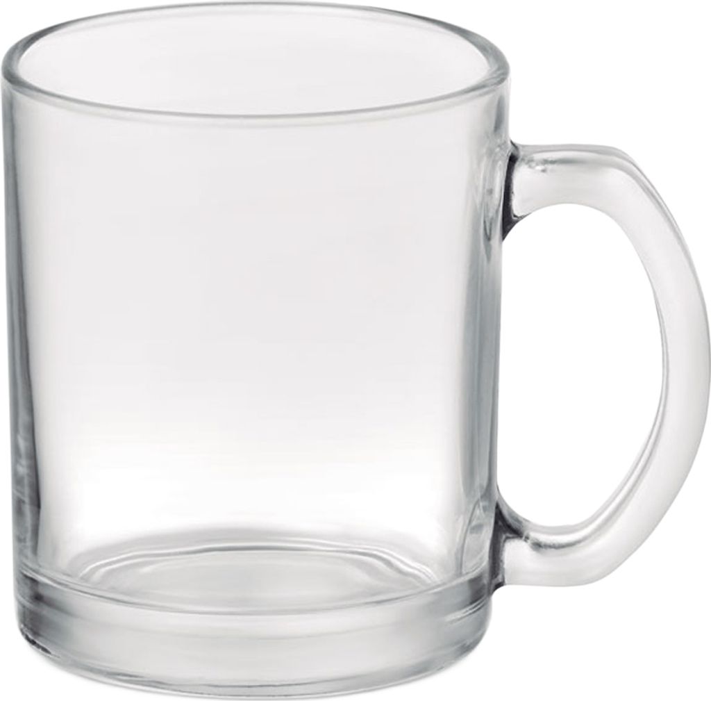 MidOcean - Kaffeebecher "Sublimgloss", Glas, 300ml MO446 (Einheitsgröße) (Transparent)
