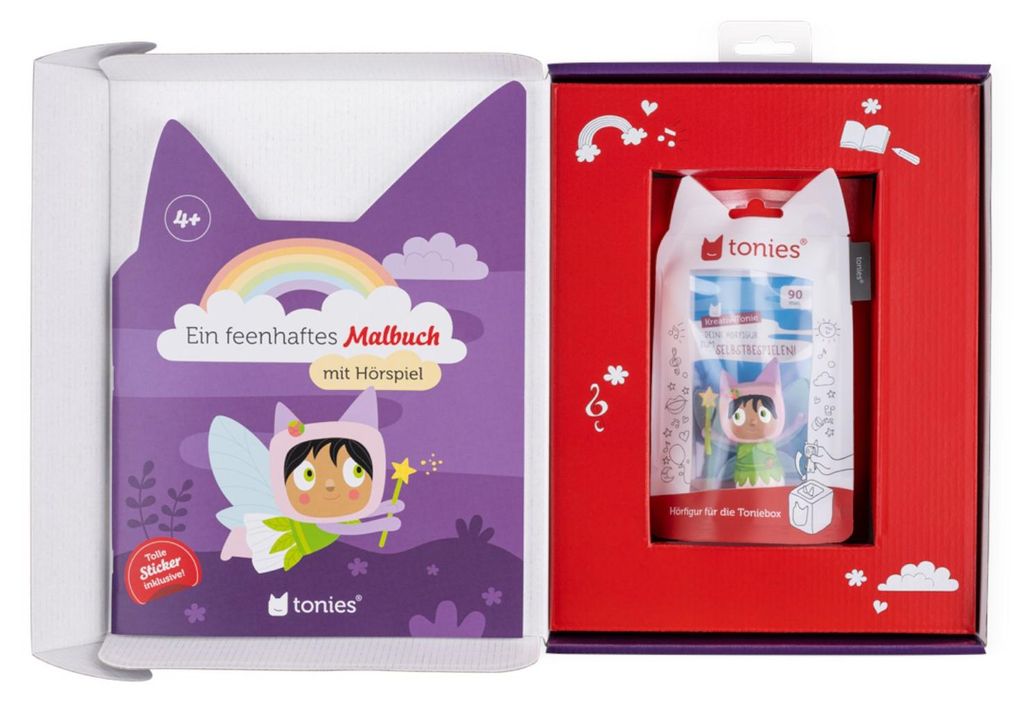 Tonies Ein feenhaftes Malbuch + Kreativ-Tonie Fee Bundle Produktbild 