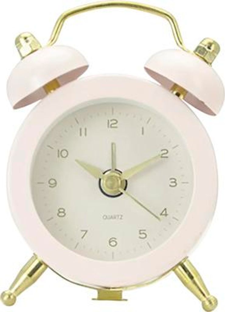 Technoline Modell GS, Quarzwecker, Rund, Pink, Gold, Produktbild 