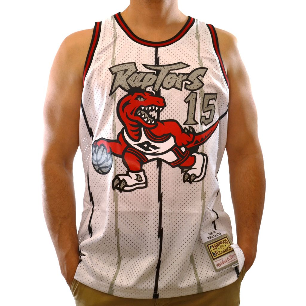 Mitchell & Ness NBA Cracked Cement Swingman Jersey Toronto Raptors 1998-99 Vince Carter white M