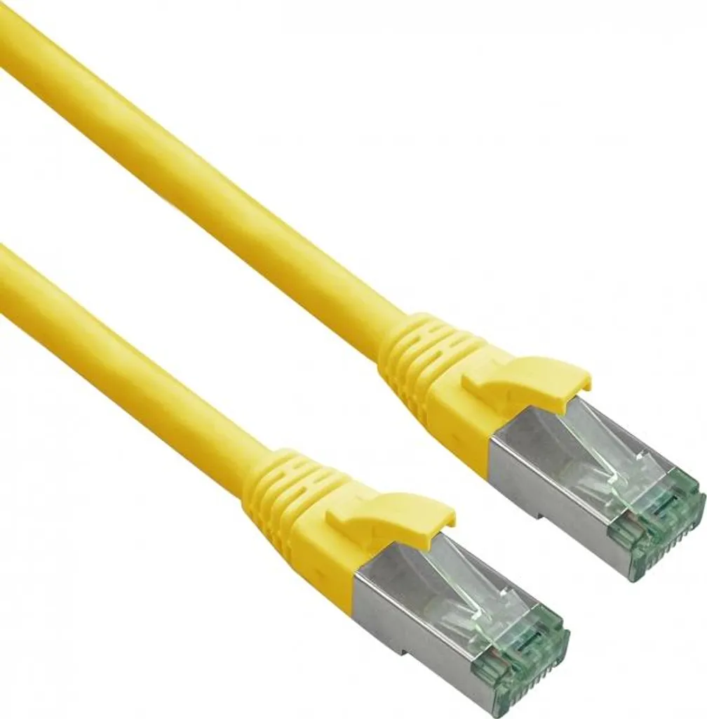 Offerta Helos 363702 Cavo Patch Giallo Cat 6a - Connessione 10G Sicura