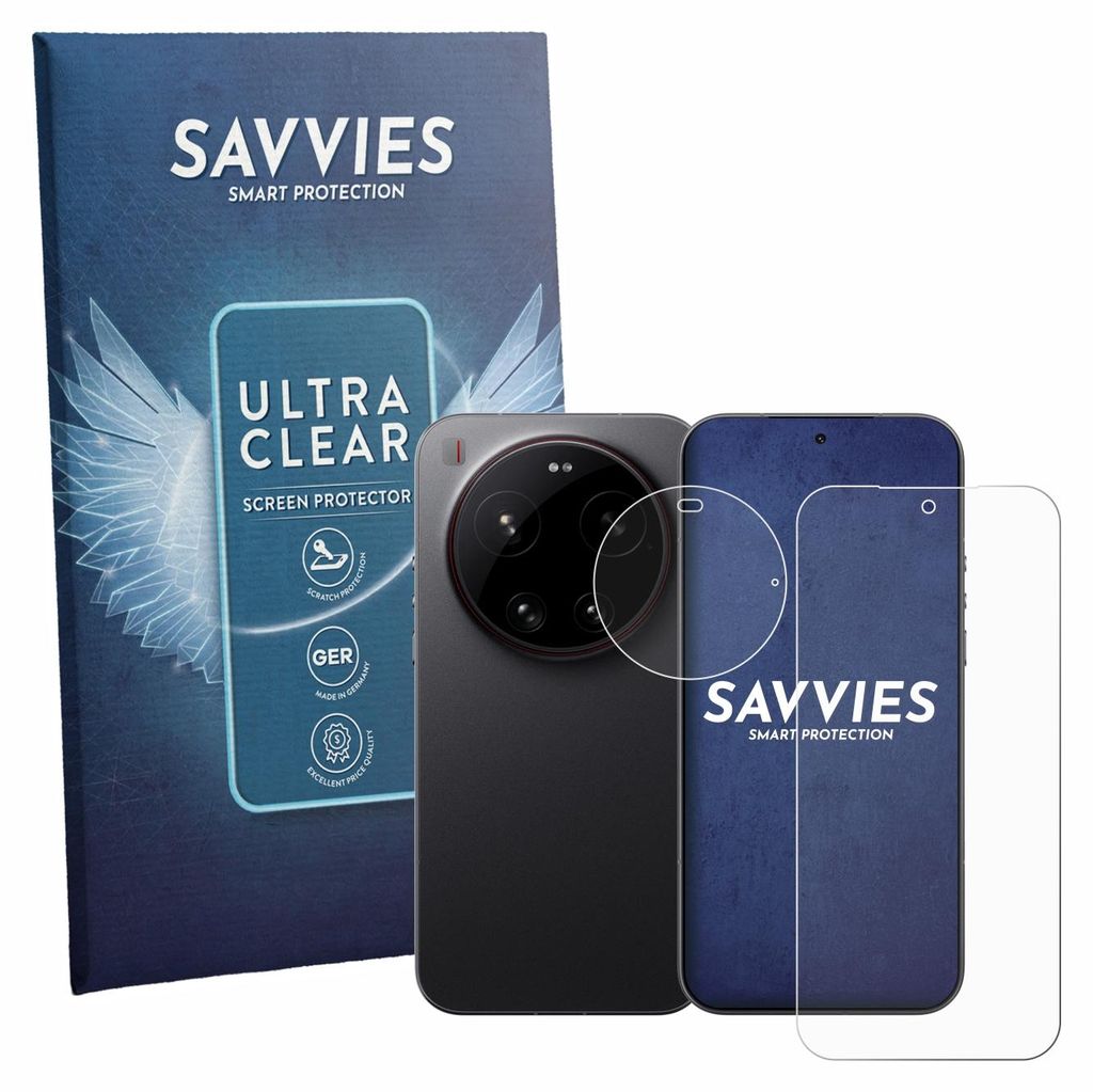 18x Für Xiaomi 17 Ultra (Display+Kamera) Schutzfolie Savvies Displayschutz Display Schutz Folie Klar Transparent