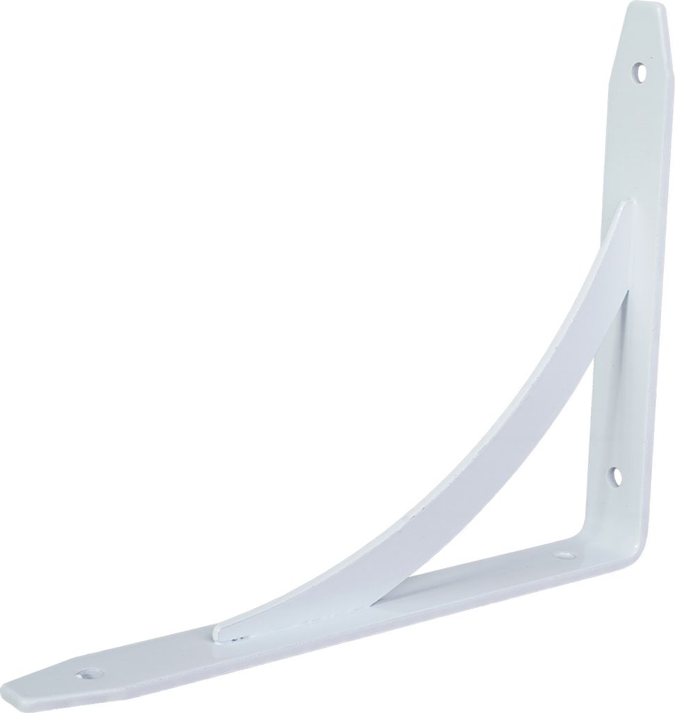 Schwerlast Regalwinkel Weiß gebogen 17,5 x 12,5 cm