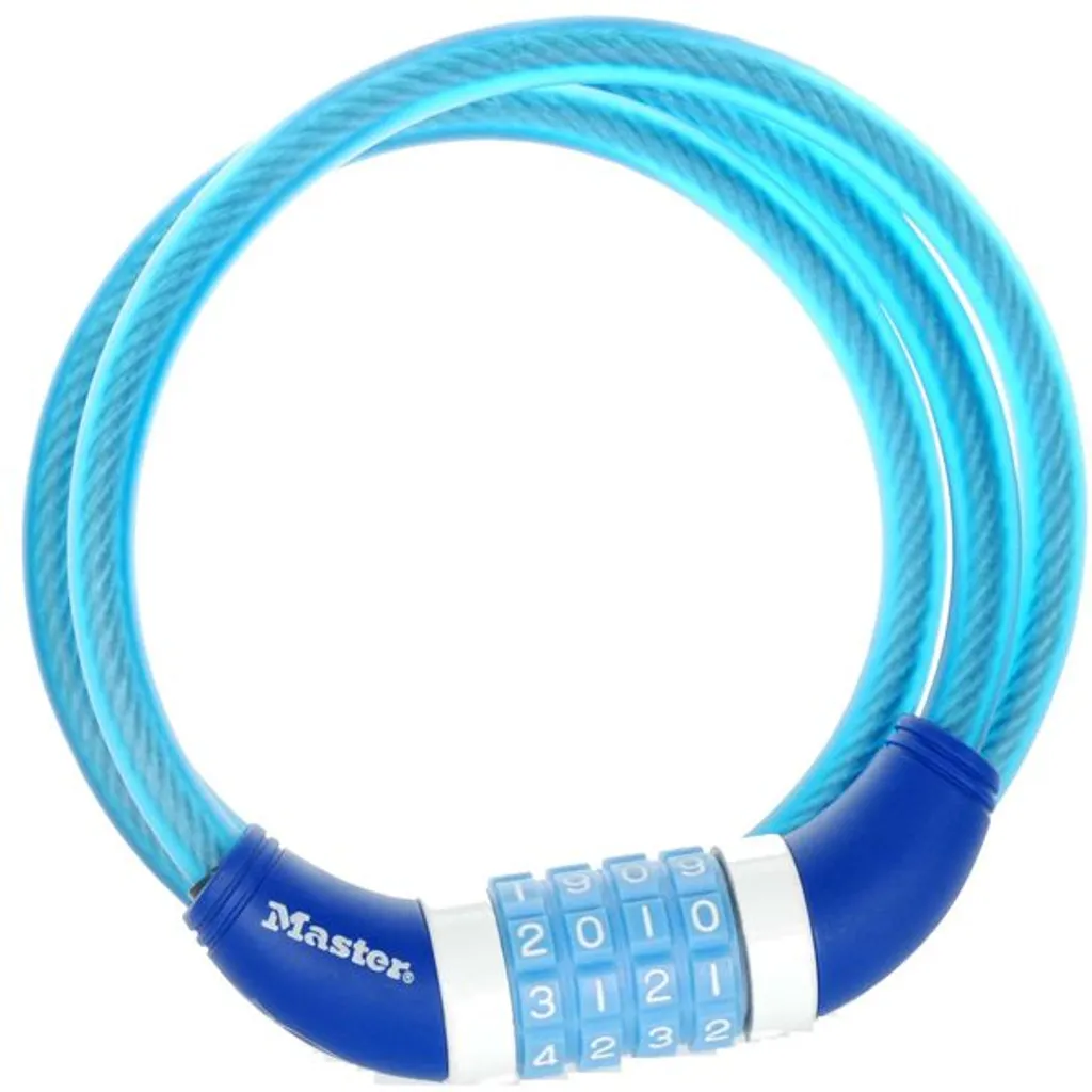Master Lock 8231EURDPRO Câble Antivol Vélo en Acier tressé 1,2m