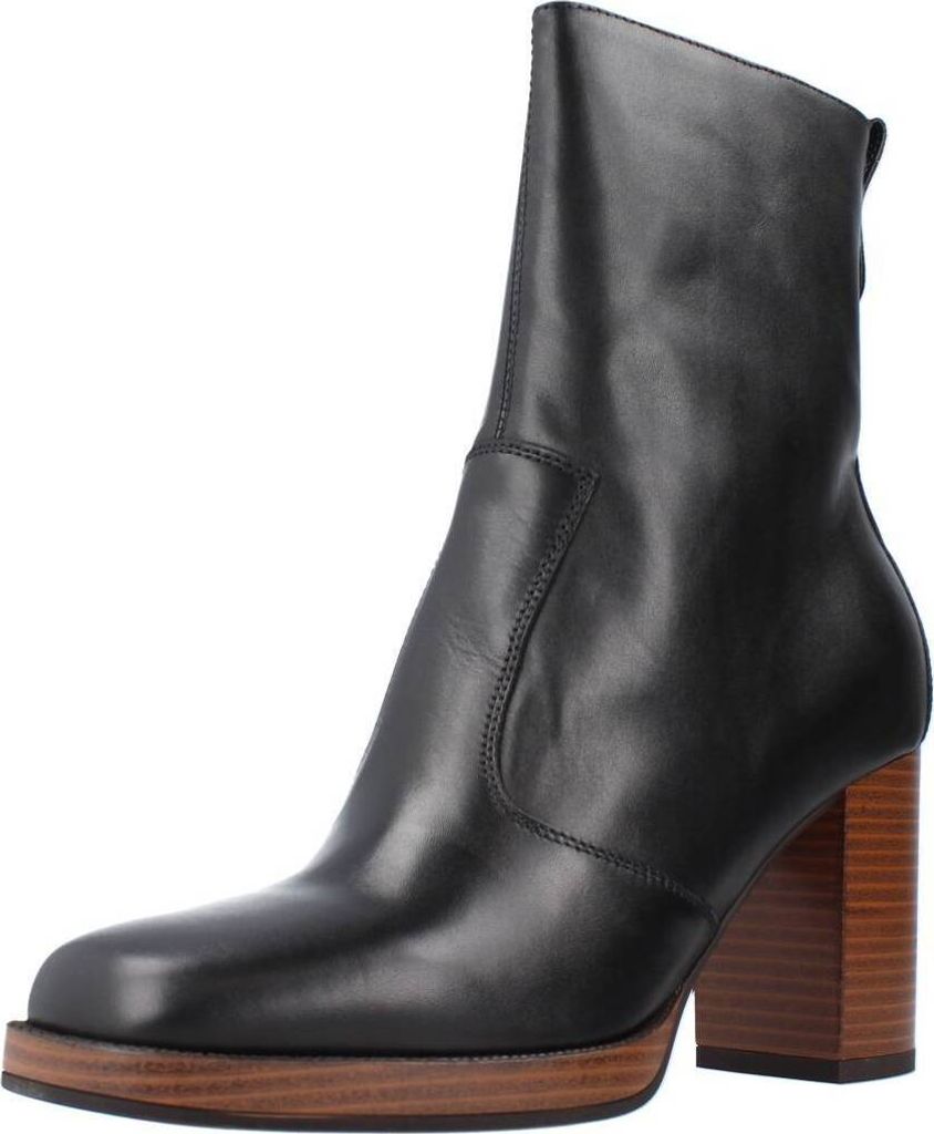 Nero Giardini Stiefel Stiefeletten aus Leder mit Blockabsatz und Reißverschluss