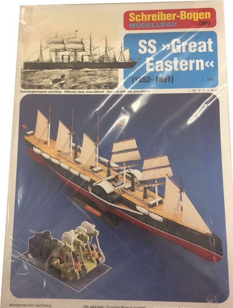 Schreiber-Bogen Kartonmodellbau SS Great Eastern