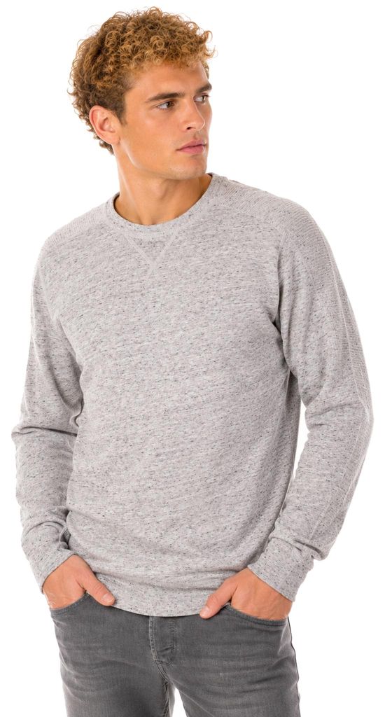 Diesel S-Gladys Felpa Herren Sweatshirt Grau Produktbild 