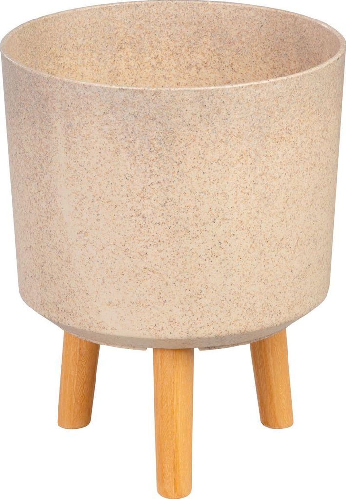 Bloempot Strend, kleur bambus, 24,5x24,5x31 cm Productafbeelding 