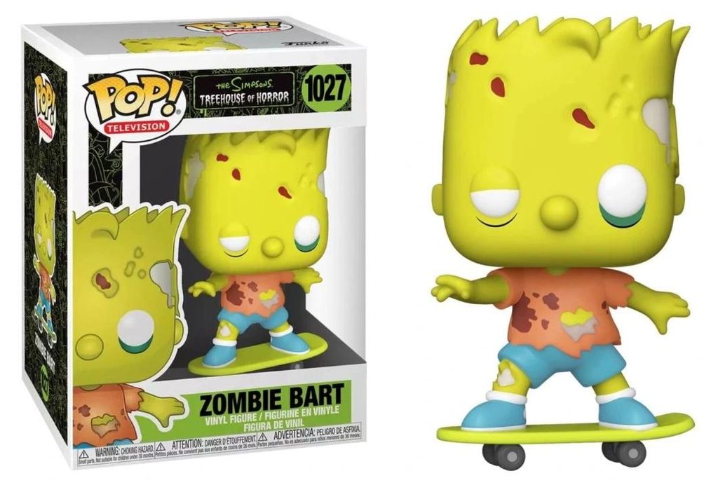 Simpsons POP! Anime Vinyl Figuur: Zombie Bart, 9 cm Productafbeelding 