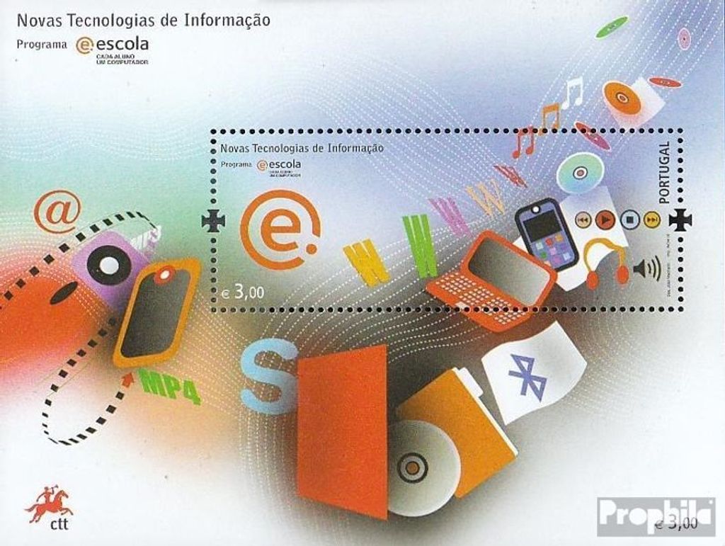 Briefmarken Portugal 2008 Mi Block271 (kompl.Ausg.) gestempelt Neue Informationstechnologien