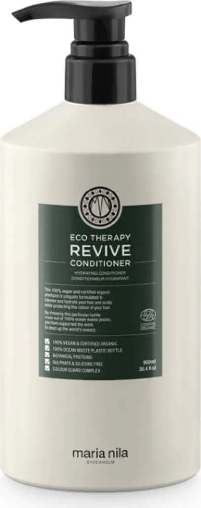 Conditionneur Vegan Eco Therapy Revive Maria Nila 900ml Soin Naturel