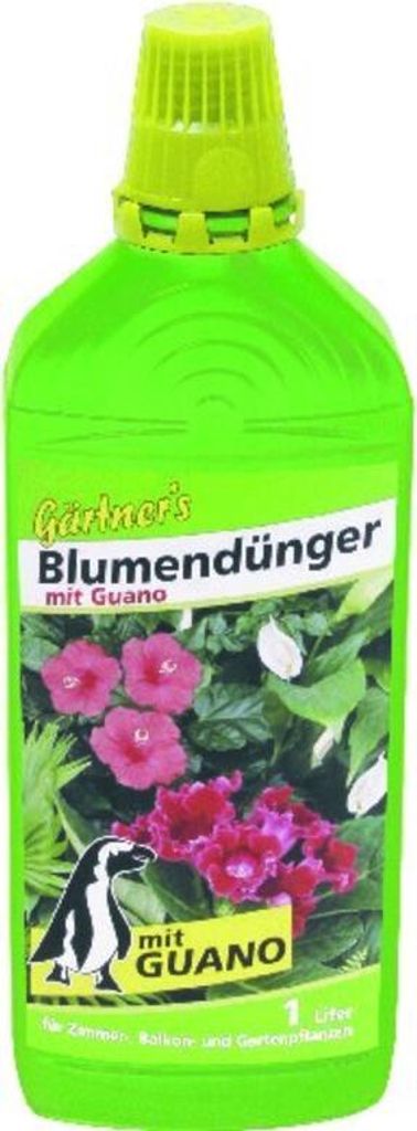 Gärtner`s Blumendünger mit Guano, 2,5 l Produktbild 
