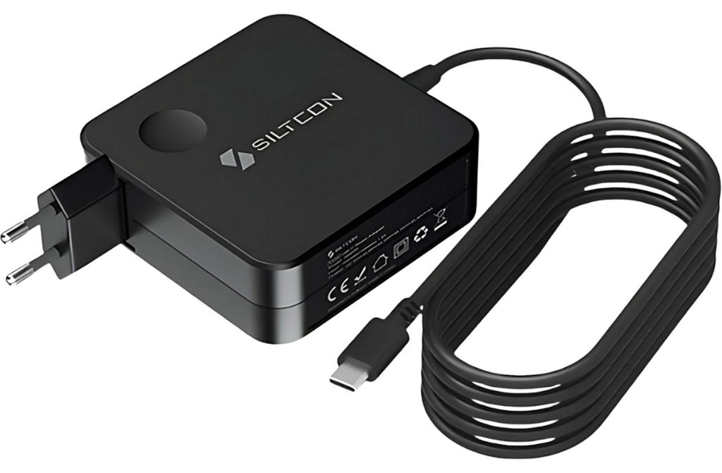 Siltcon® USB-C Ladegerät 100W V2 – USB-C Adapter mit 2m Produktbild 