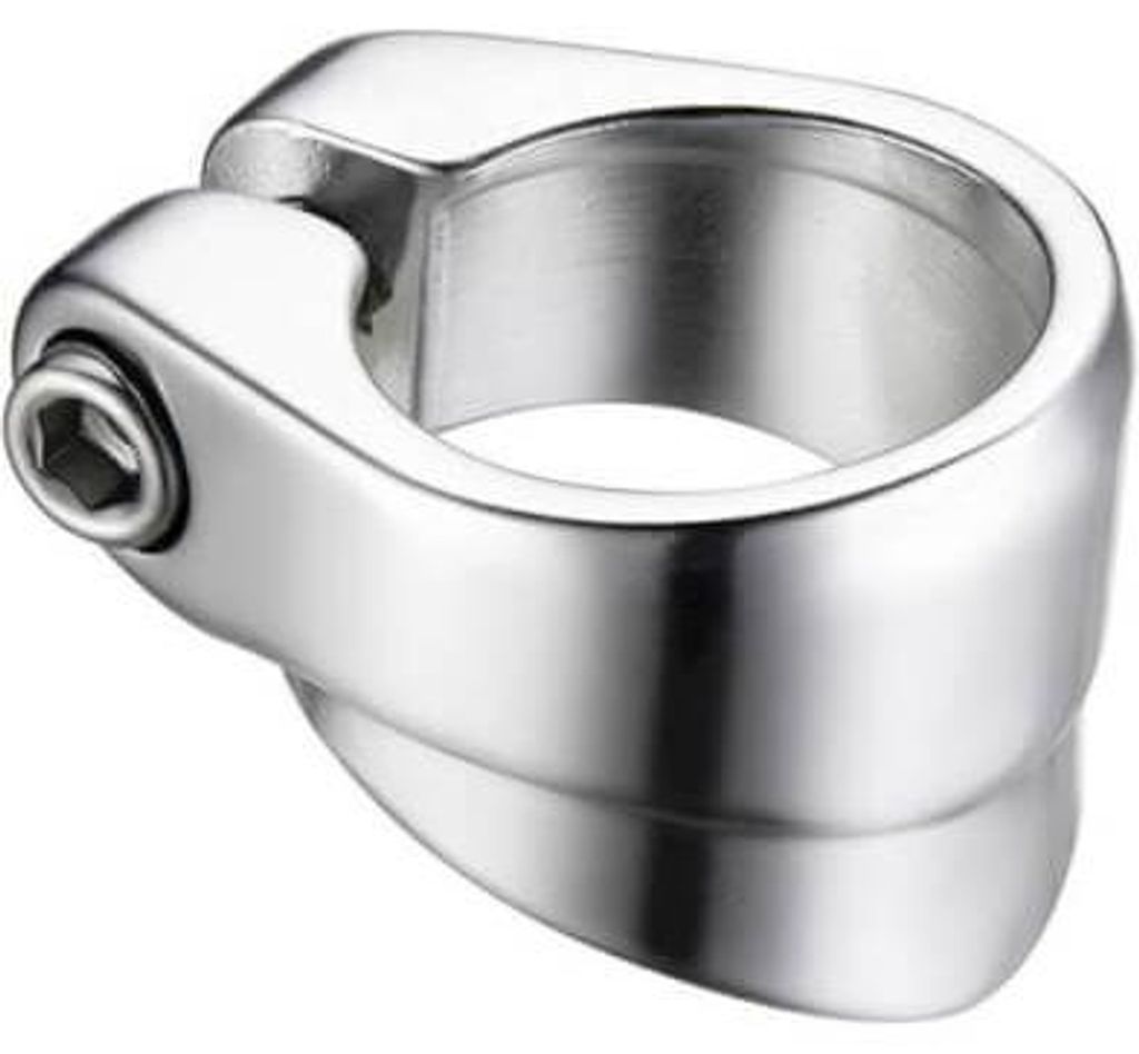 Gewerkschaftssitzstiftklemme 31,8 mm Kragen Silber