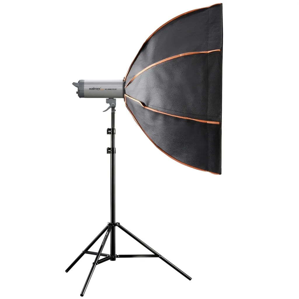 Boîte à Lumière Octogonale 120 cm Softbox Professionnelle Orange Line PLUS - 4