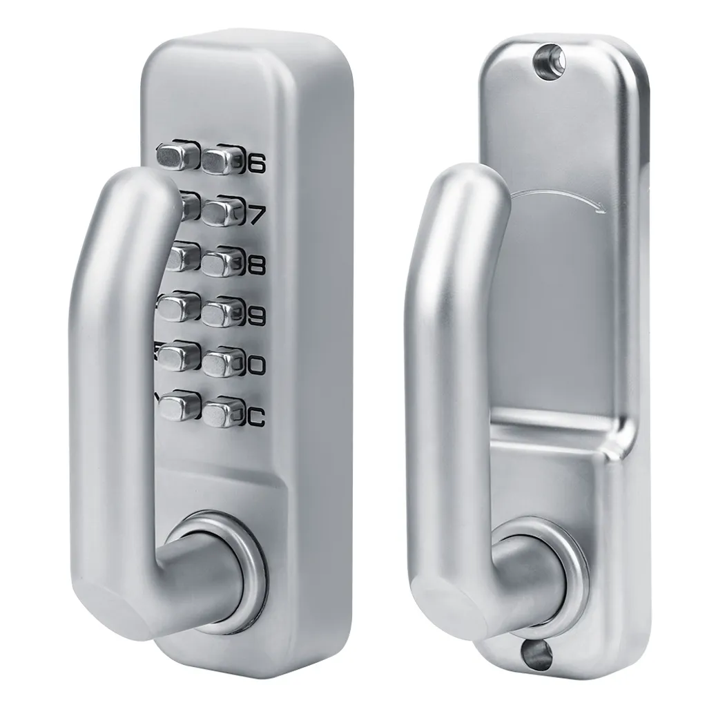 Serrure de porte à code pour accès sécurisé garage et abri de jardin